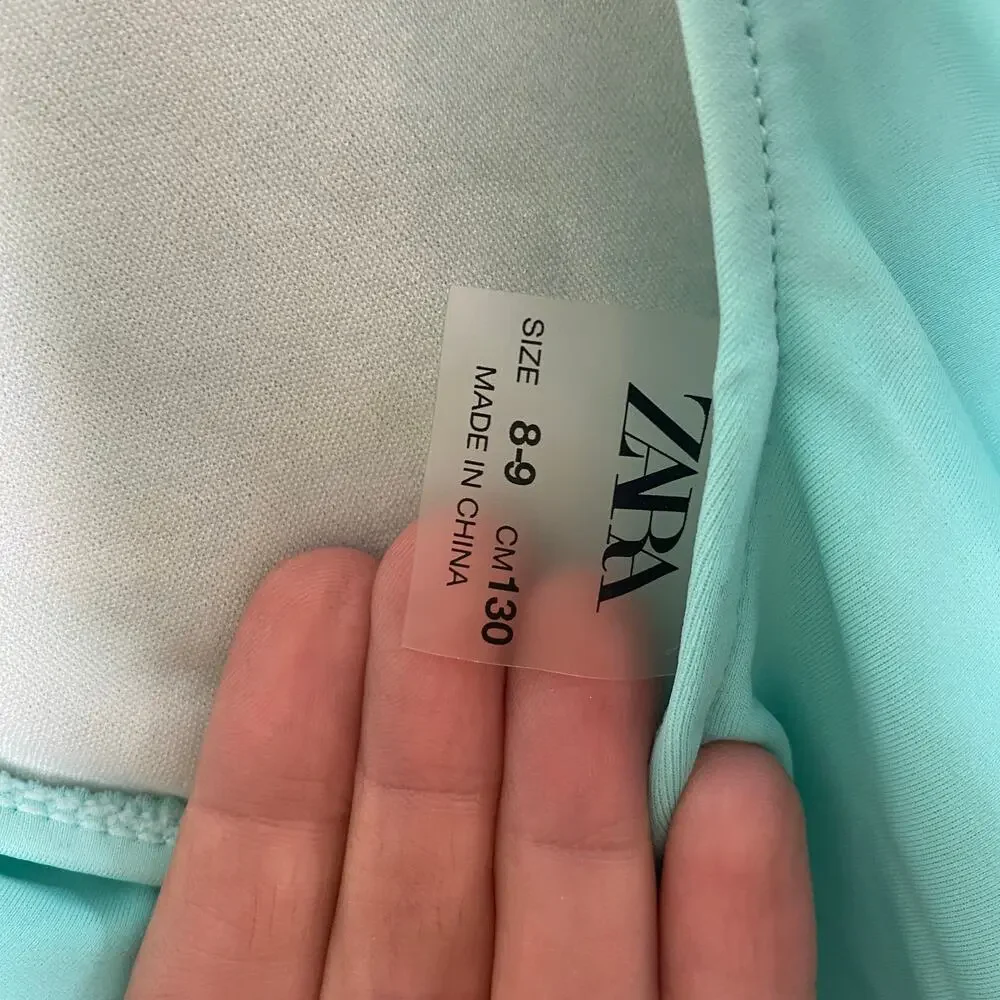 Zara Tropical Pineapple One Piece Swim Suit 8/9